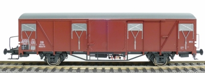 Exact-Train EX23060 - H0 - Gedeckter Güterwagen Glmms 61, DB, Ep. III